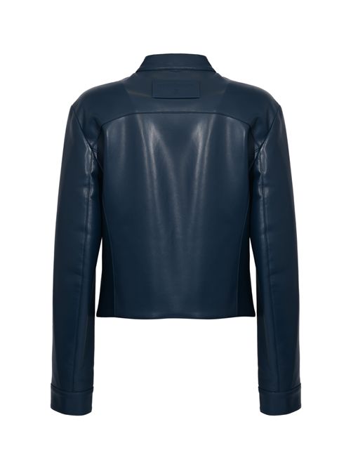 Giacca chiodo in tessuto spalmato effetto pelle Patrizia Pepe | 8O0223 E005CA97